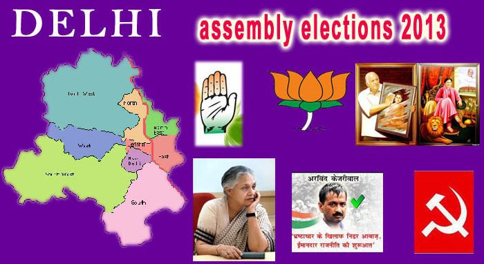 delhi assembly elections 2013 results