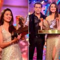 Actress and Model Gauhar Khan declared winner of 'Bigg Boss'