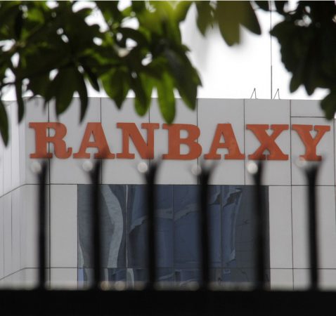 A Ranbaxy office building is pictured in the northern Indian city of Mohali