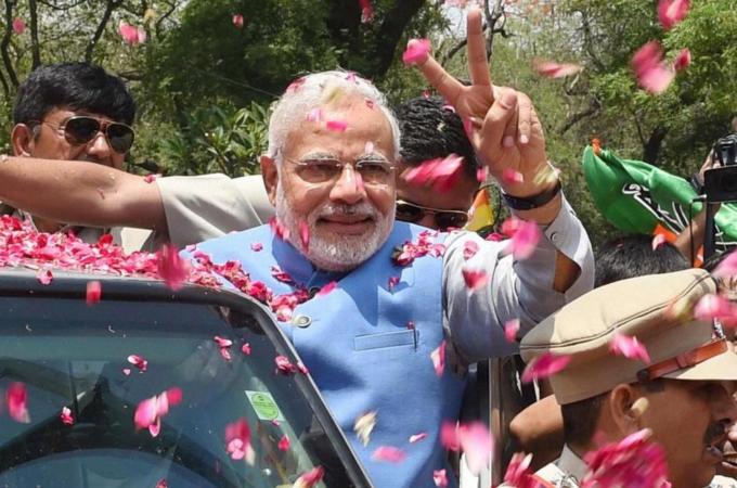 modi swearing in