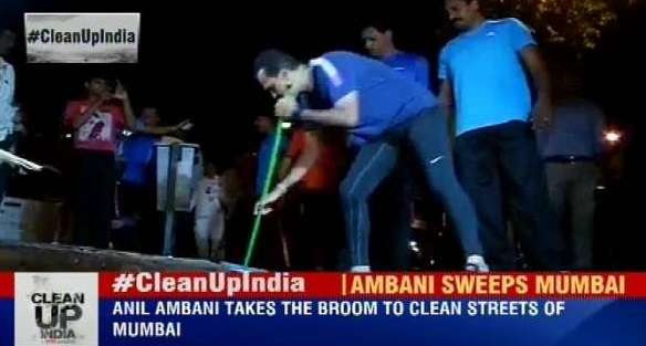 Anil Ambani sweeps Mumbai