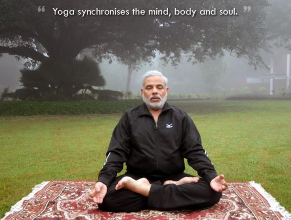 narendra modi Yoga