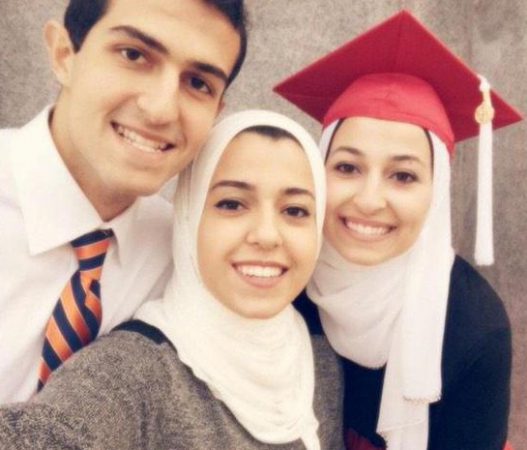 Three American Muslim students