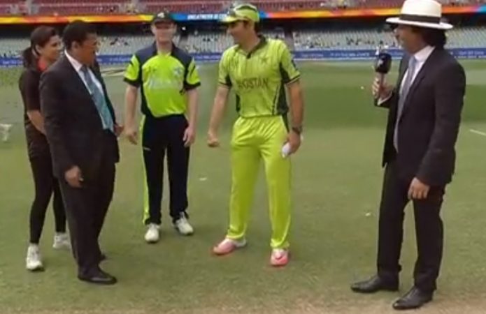 Misbah at the toss