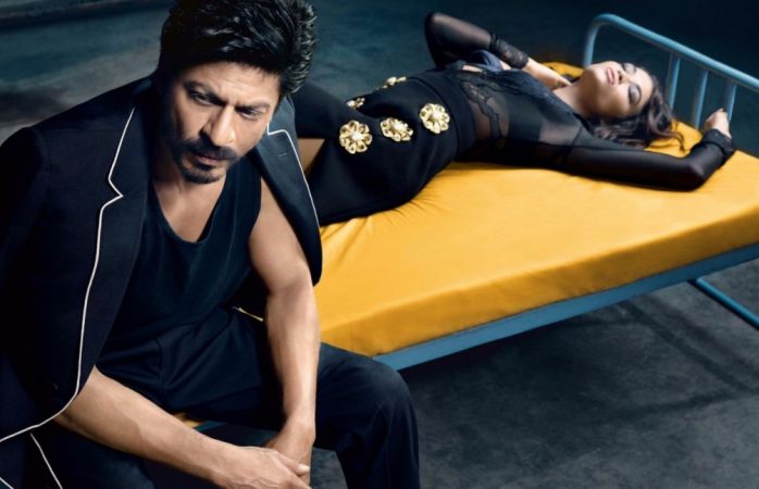 ShahRukh Khan  Supermodel Shanina Shaik-Vogue Nov 2015