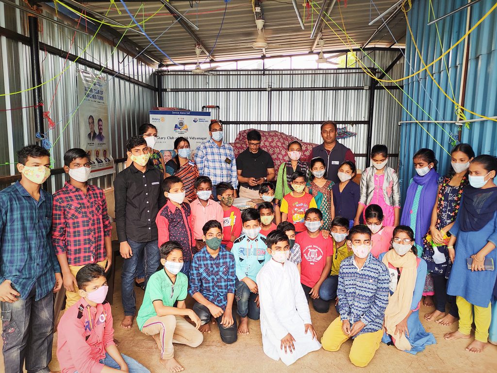 Children Health Check Up and MHM Programme was organised by Rotary Club Hubli Midtown 