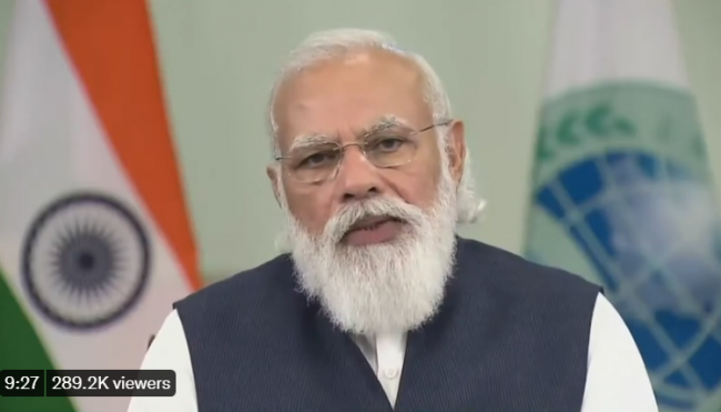 PM Modi addressing the Shanghai Corporation Organization (SCO) Summit