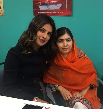 Priyanka Chopra with Malala