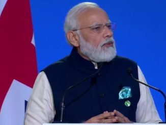 PM Modi addressing COP26