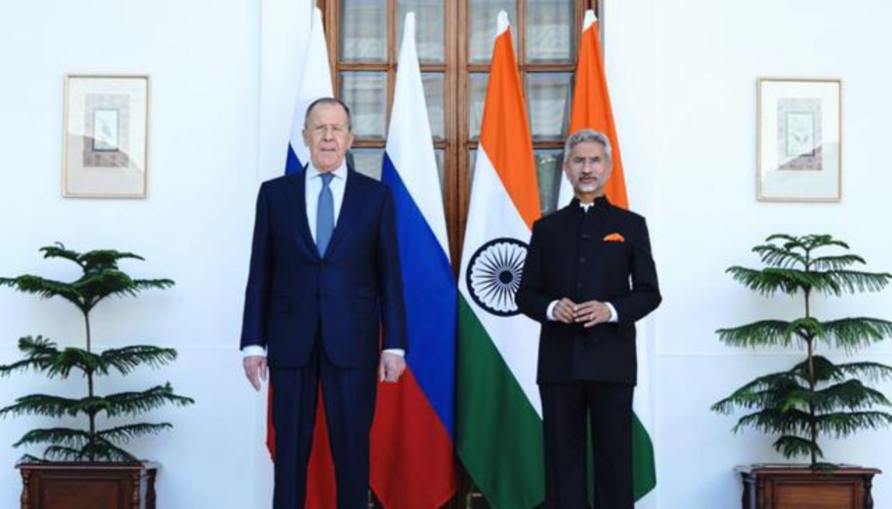 Russian fm meets Indian fm