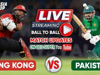 PTV Sports Live Streaming Pakistan vs Hong Kong T20 match: Cricket Live Score