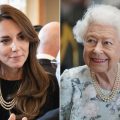 Kate Middleton Wears Queen Elizabeth's Signature Pearl Necklace at Buckingham Palace Lunch