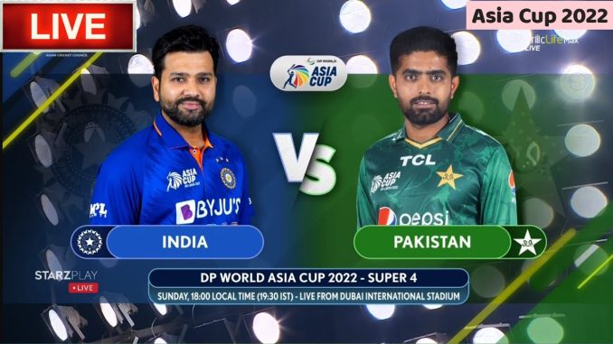 Pak vs Ind T20 Asia Cup 2022 Super-4 live streaming on PTV Sports and Daraz App
