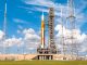 NASA's Space Launch System rocket at LC-39B on September 1st, 2022.