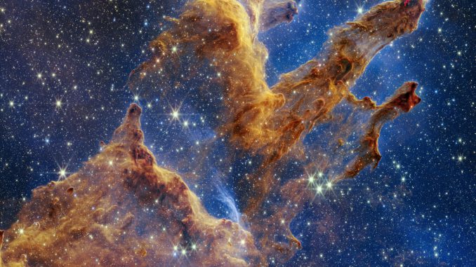 James Webb Telescope Captures Stunning Image of 'pillars of creation' Shine Like Never Before