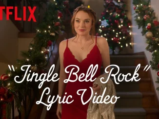 Lindsay Lohan sings "Jingle Bell Rock" | Falling for Christmas | Official Lyric Video | Netflix