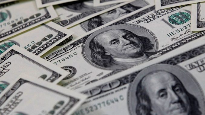 U.S. dollar index set for biggest annual gain since 2015