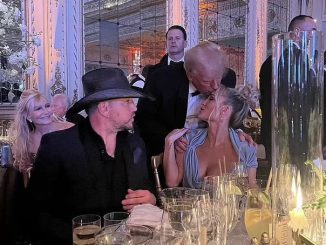 Donald Trump Kisses Jason Aldean's Wife On NYE, Gets Mocked