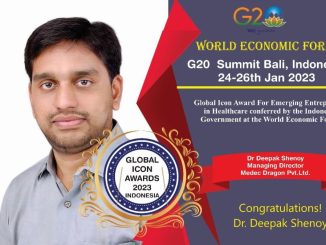 Medec Dragon Chief Prof. Dr Deepak Shenoy Conferred With Global Icon Award At Royal Palace, Bali, Indonesia