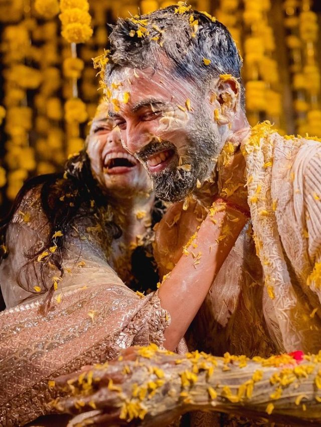 Athiya Shetty and KL Rahul’s pictures from their Haldi ceremony redefine love