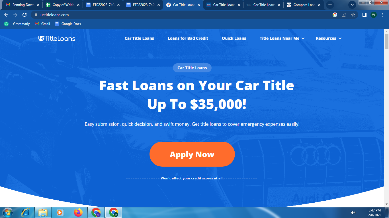 The Best Title Loan Near Me: Definition, How It Works, And Lots More