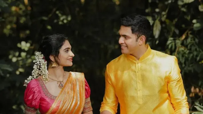 Uthara Sharath marries Aditya Menon  