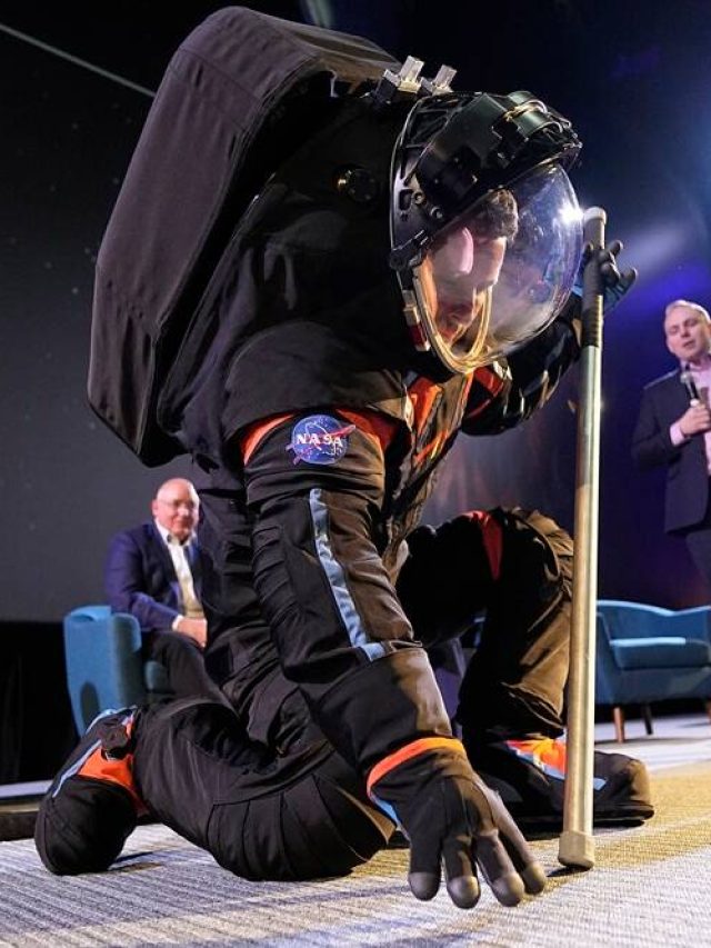 NASA unveils a new spacesuit for its upcoming moon missions