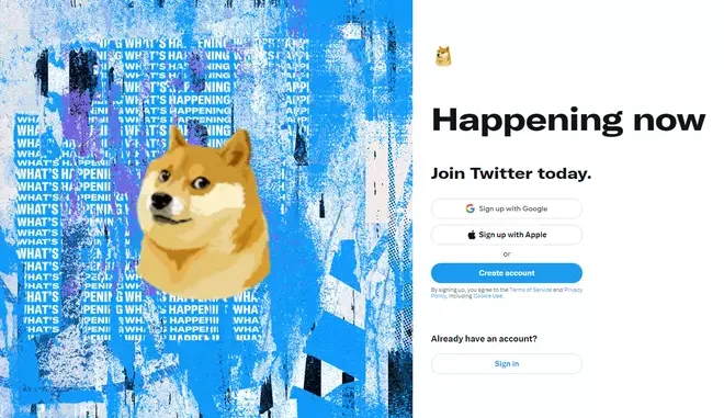 Twitter surprises users with a Doge logo and Elon Musk joins the fun