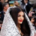 hat's Aishwarya Rai Bachchan In A Giant Silver Hood -
