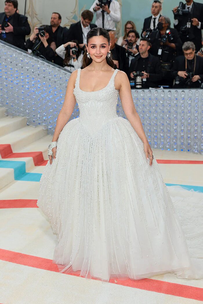 Alia Bhatt Dazzles in a Dreamy Gown at Met Gala 2023