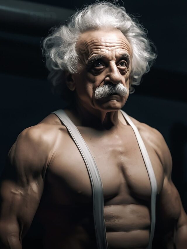 Gandhi to Einstein: AI Generated Body Builder Photos of Great Persons in History