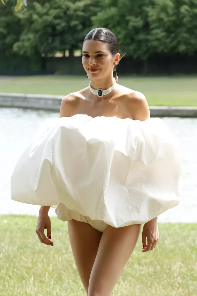 Kendall Jenner Stuns in a Short White Dress at Jacquemus' Spring 2023 Fashion Show