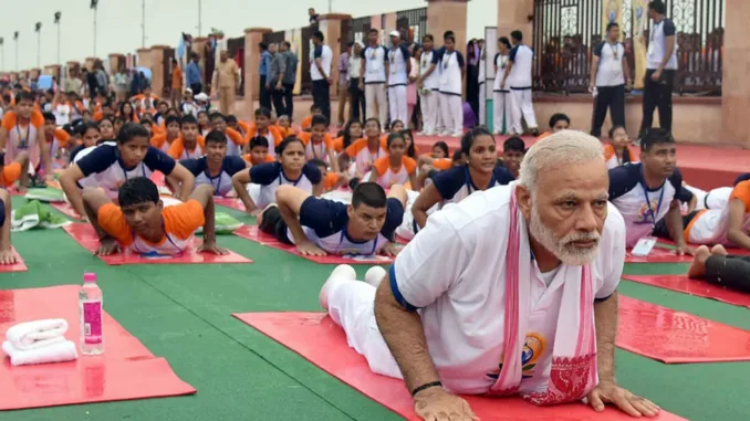 PM Modi to Lead Yoga Day Celebrations at UN HQ with People from Over 180 Nations