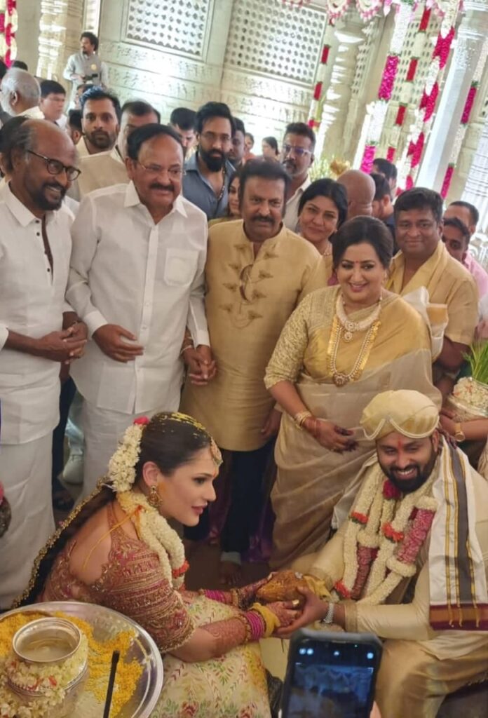 Rajinikanth, Yash attend the wedding of Ambareesh-Sumalatha’s son Abhishek 