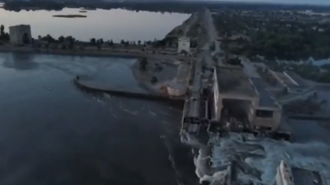 Floods Ensue After An Ukraine Dam Gets Breached