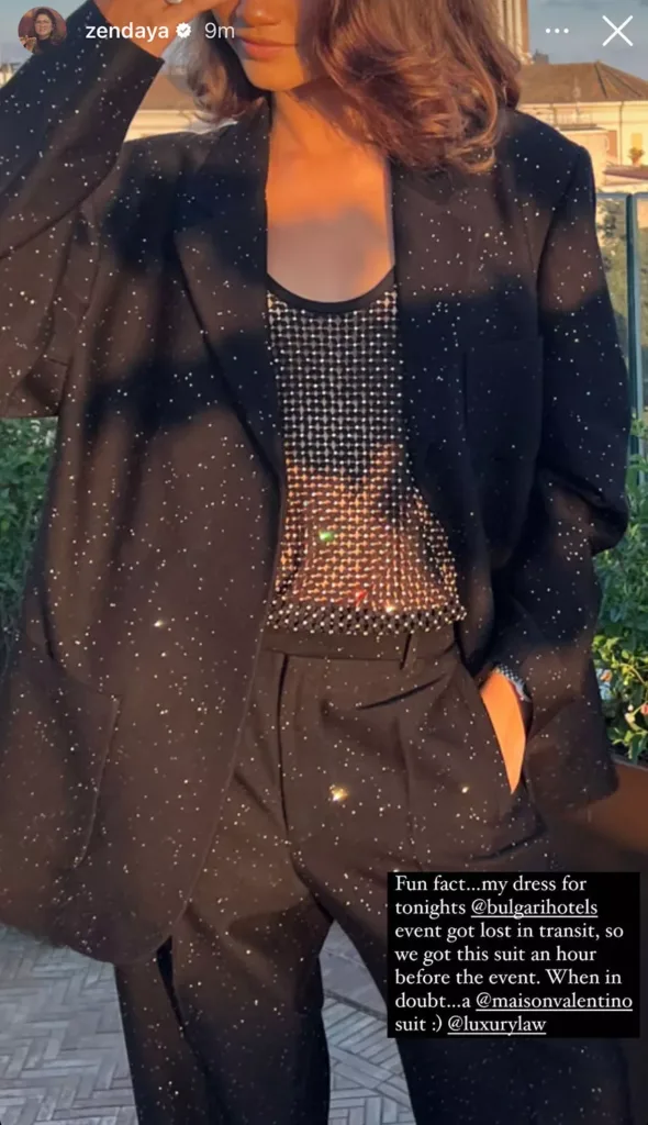 Zendaya's Dress for Bulgari Event Was Lost in Transit, But She Still Looked Stunning