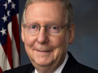 Mitch McConnell Freezes in middle of the conference and says 'Fine'