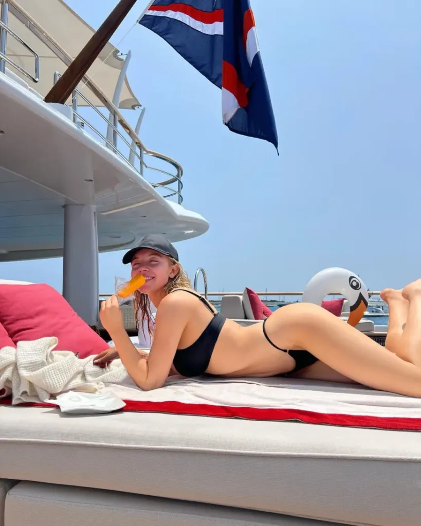 Sydney Sweeney Heats Up Ibiza in Tiny Black Bikini