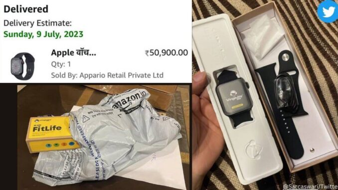 Woman ordered Apple Watch for Rs 50,900 on Amazon, gets 'fake watch'