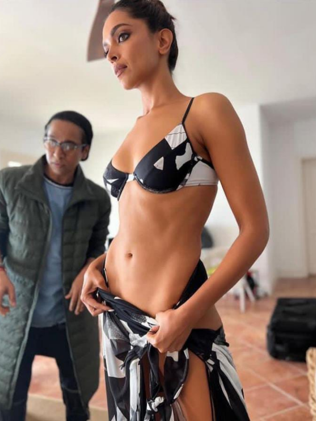 Deepika Padukone shares bikini pic, ‘Warning would’ve been nice’, says Ranveer Singh!