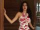 Jhanvi Kapoor hot floral dress