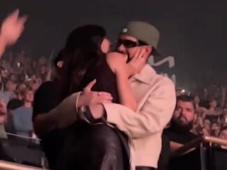 Kendall Jenner & Bad Bunny's Steamy PDA at Drake's Concert with Kim Kardashian
