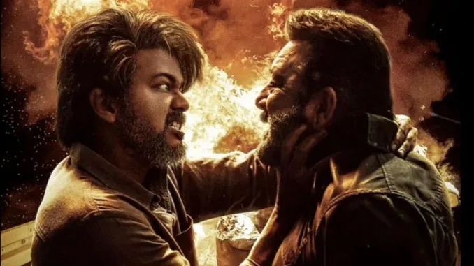 'Leo' Hindi Poster Vijay & Sanjay Dutt: Fiery Showdown