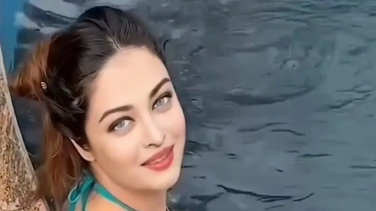 Watch: Aishwarya Rai Deepfake Video Stuns the Internet, actress in a bikini in a pool