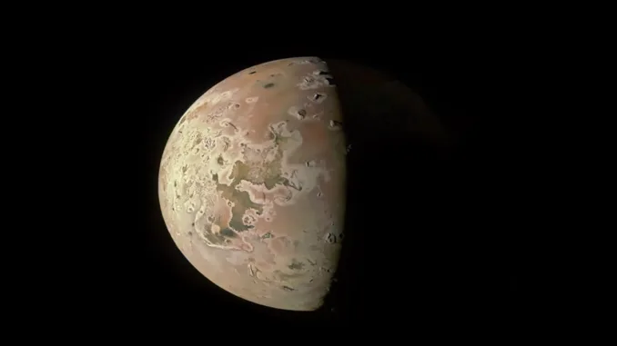 NASA's Juno Captures Stunning New Images of Jupiter's Volcanic Moon