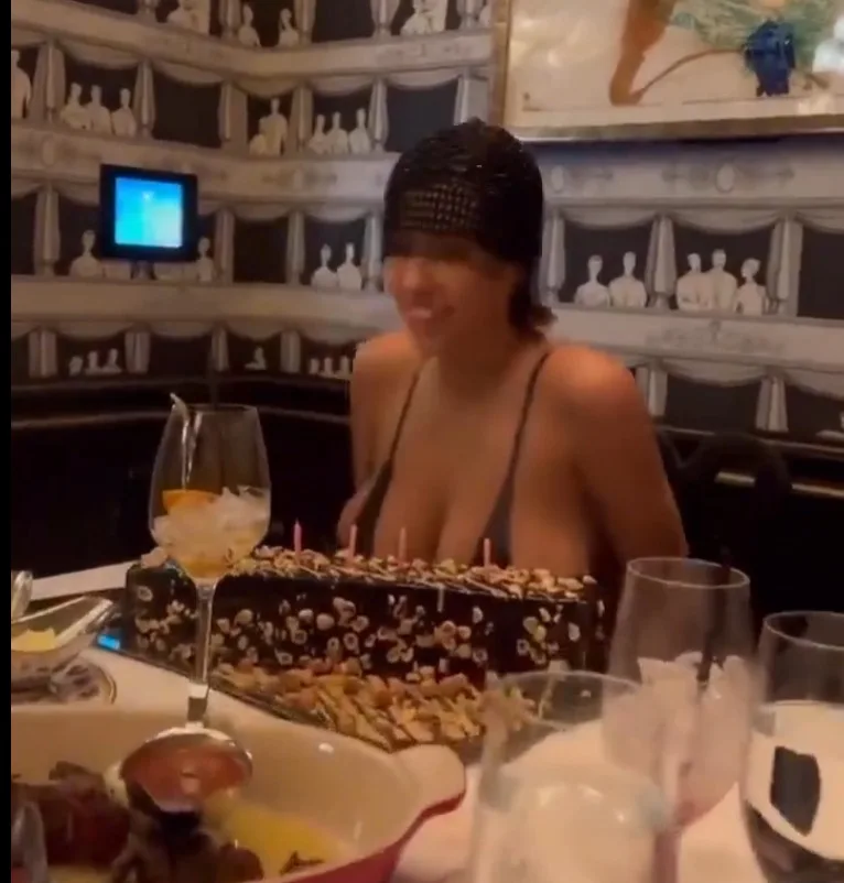 Bianca Censori's birthday in Las Vegas
