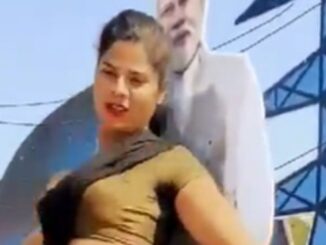 Viral Video: Woman's Provocative Dance with PM Modi's Cutout Sparks Debate
