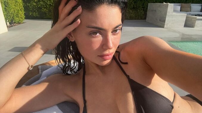 Kylie Jenner's Poolside Retreat in a bikini: A Home Away From Home