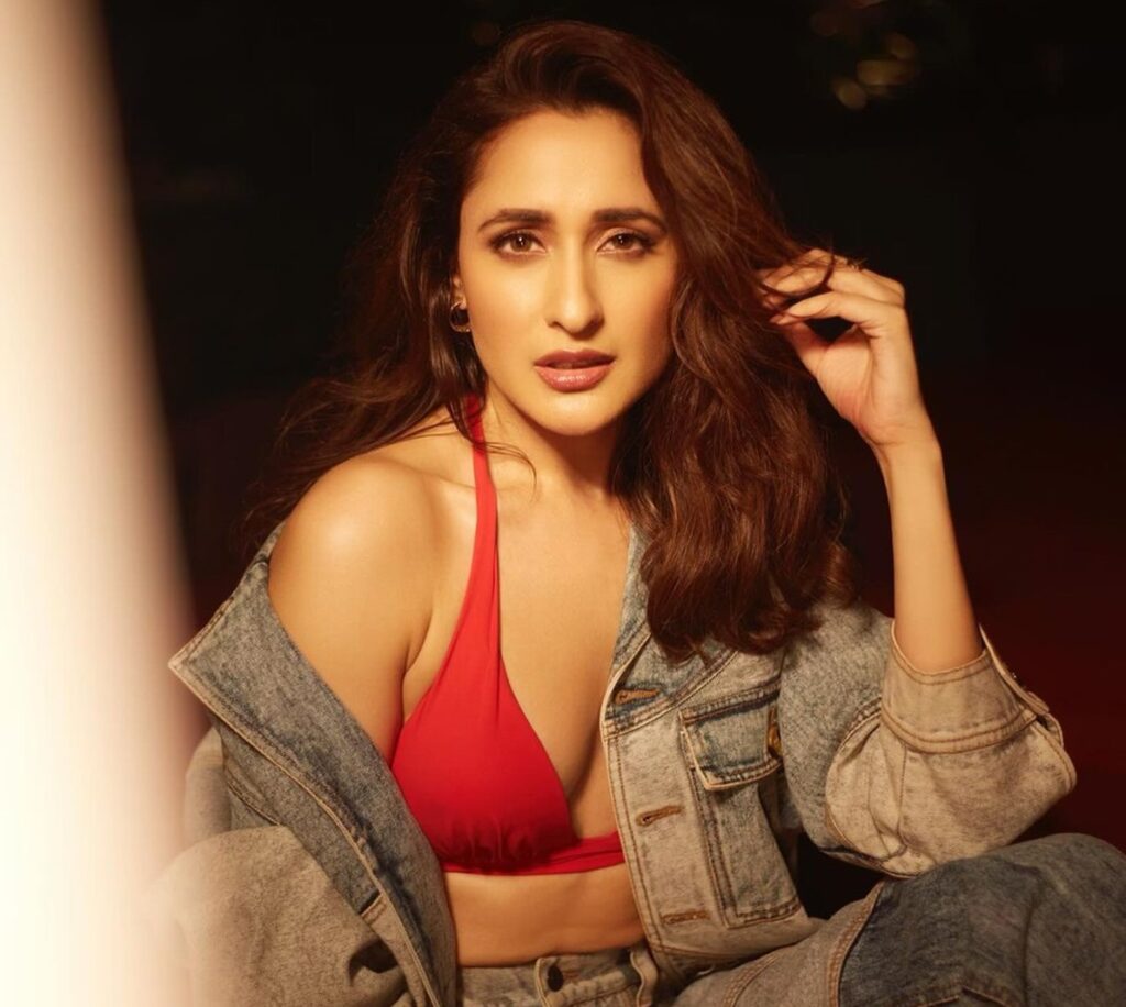 Pragya Jaiswal Rocks in Red Bikini