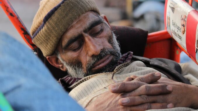 Closeup Photography of Man Sleeping